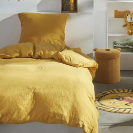 Today Juego de cama 123333 1 persona 140x200 cm Gasa de algodón lisa Ocre Precio: 35.78999952. SKU: B1KD4G8G2F