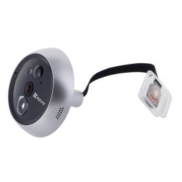 EZVIZ DP2 Timbre Video WiFi 1080p, Sensor Movimiento 6m, Visión Nocturna, Negro/Plata, CS-DP2C-A0-6E2WPFBS