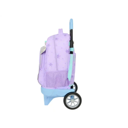 Mochila Escolar con Ruedas Frozen Spirit Lila 33 x 45 x 22 cm