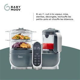 BABYMOOV Nutribaby (+) Robot de Comida para Bebés Gris Industrial