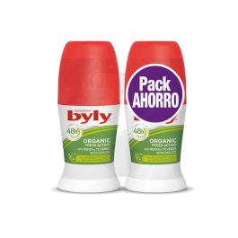 Byly Desodorante Roll-On Organic Extra Fresh Menta y Té Verde Ecológicos, Protección 48h, Anti-Manchas Blancas, Lote 2 x 50ml Precio: 3.50000002. SKU: S0553999
