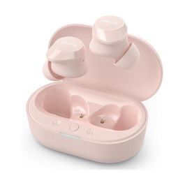 Philips Auriculares Bluetooth TAT1209 Rosa con Estuche de Carga, Autonomía 6h