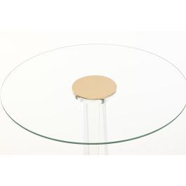 Mesita Auxiliar Glam DKD Home Decor Dorado Transparente 42 x 62 x 42 cm Mesita Auxiliar Glam DKD Home Decor Dorado Transparente 42 x 62 x 42 cm
