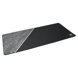 ASUS ROG Sheath BLK LTD Alfombrilla de Ratón para Juegos, Tela Caucho Base Antiderrapante Bordes Rematados Negro Gris Blanco 900x440x3mm