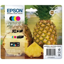 EPSON Cartucho 4 colores Multipack 604XL Negro/604 CMY XP-2200, WF-2910DWF Piña Precio: 66.50000038. SKU: S8405337