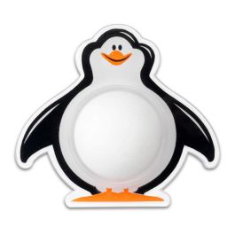 Tope de pared adhesivo pingüino blanco inofix