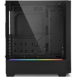 Sharkoon Semitorre ATX RGB FLOW Negra con Panel de Cristal Templado e Iluminación LED