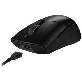 ASUS ROG Keris Wireless AimPoint Ratón Gaming Inalámbrico RF + Bluetooth + USB Type-C 36000 DPI para Juegos, Negro - 90MP02V0-BMUA00