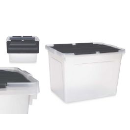 Caja Doble Tapa Abatible 48L Antracita Kipit 50x35x37 cm (6 Unidades) Precio: 58.88999941. SKU: B1CGD8YFMW