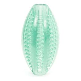 Gloria Pelota Dental Rugby TPR 9 cm para Perro Juguete Mordedor Limpieza