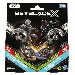 Hasbro Beyblade X y Star Wars Colaboración The Mandalorian 3-60F vs Moff Gideon 3-80N Paquete Múltiple HASF9589ES0