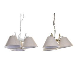 Lampara Techo Moderno DKD Home Decor Dorado Blanco 46 x 30 x 50 cm (2 Unidades) Lampara Techo Moderno DKD Home Decor Dorado Blanco 46 x 30 x 50 cm (2 Unidades)