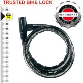 Master Lock 8115EURDPS candado de cable con llave de acero - Negro