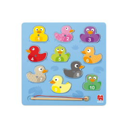 Goula Puzzle Patos Magnético 59453 Puzle de patos magnéticos para favorecer la habilidad manual y el aprendizaje de los números del 1 al 10 Precio: 12.59000039. SKU: B17625PH4K