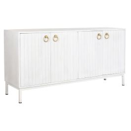 Aparador DKD Home Decor Blanco Metal Madera de mango 152 x 40 x 77 cm Aparador DKD Home Decor Blanco Metal Madera de mango 152 x 40 x 77 cm