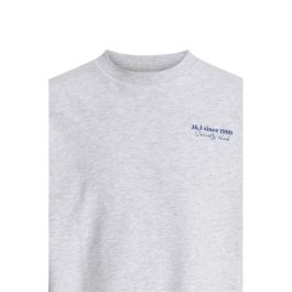 Sudadera sin Capucha Hombre Jack & Jones Jjninety Crew Neck Blanco L
