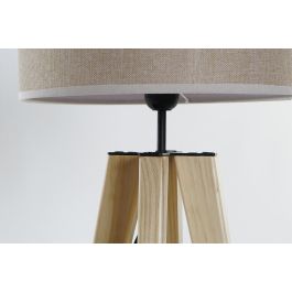 DKD Home Decor Lámpara Sobremesa Marron Beige 30 x 69 x 30 cm