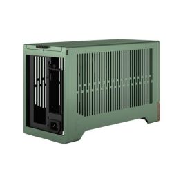 Fractal Design Terra FD-C-TER1N-03 Small Form Factor (SFF) Verde, Compatible con Mini-ITX, Aluminio y Nuez