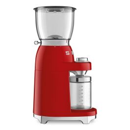 Smeg CGF11RDEU Molinillo de Café Estilo Retro 50's Rojo