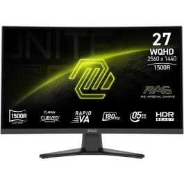 MSI MAG 275CQFDE E18 Monitor Gaming 27" WQHD 1440p 0.5ms VA 180Hz Curvo 1500R Precio: 308.50000038. SKU: B1D4R8E2LT
