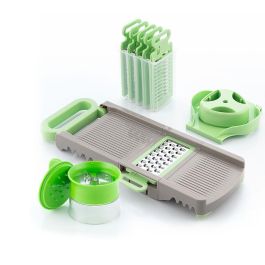 Pack Cortador de Verduras en Espiral y Mandolina-Rallador Plegable 6 en 1 InnovaGoods Precio: 22.49999961. SKU: B15JW77XMZ