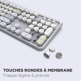 Mobility Lab AAAOA67231 Teclado y Ratón Inalámbricos Ergonómicos, 2.4 GHz, Sensor Óptico, Negro