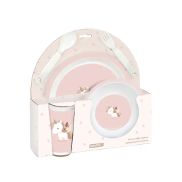 Safta Set de Platos Cubiertos y Vaso Preescolar 260x260x90 mm Precio: 9.196. SKU: B12WHJQH49
