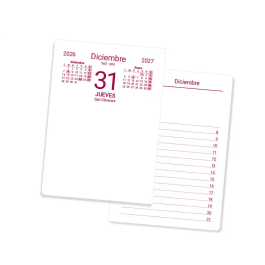 Liderpapel Bloc Bufete 2026 80x110 mm Papel 80 gr FSC