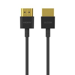 Ubiquiti Cable HDMI Nano-Thin 1m, 38 AWG, Negro, TPE, para Streaming de Cámaras y A/V Profesional