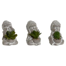 Planta Oriental DKD Home Decor Gris Verde 7 x 11 x 8.5 cm (3 Unidades) Precio: 7.49999987. SKU: B1H7KWRG45