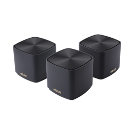 ASUS ZenWiFi XD4 Plus (B-3-PK) Sistema Wi-Fi Malla Doble Banda Wi-Fi 6 (802.11ax) Negro (3 Unidades)