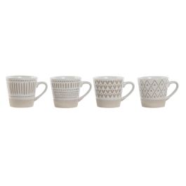 Cafe Boho DKD Home Decor Beige Blanco 6 x 7.5 x 8 cm Set de 4 Precio: 13.50000025. SKU: B1BQFMPRKW