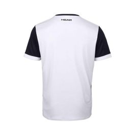 Camiseta de Manga Corta Hombre Head 811301-WHBK Blanco