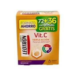 Leotron Vitamina C Triple Acción Comp. Efervescentes Naranja Inmune, Antioxidante, Energía - 54 u (72+36 Regalo) Precio: 24.9900002. SKU: B128P4JD3B