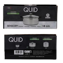 Cacerola Acero Inoxidable Sensory Quid 18 cm - 2 L Precio: 15.8994. SKU: B1H477BWYT