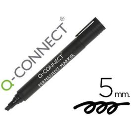 Rotulador Q-Connect Marcador Permanente Negro Punta Biselada 5.0 mm 10 unidades Precio: 7.005900048399999. SKU: B1JXWRAPCW