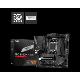 MSI PRO B650M-A WiFi Placa Base Micro ATX AMD B650 Socket AM5 DDR5 para AMD Ryzen 7000 Series