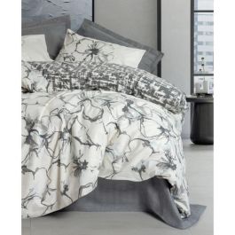 Juego de Cama - Funda Nórdica 220x240 cm y 2 Fundas de Almohada 60x60 cm - 100% Algodón Antracita - ASI8684283425044 Juego de Cama - Funda Nórdica 220x240 cm y 2 Fundas de Almohada 60x60 cm - 100% Algodón Antracita - ASI8684283425044