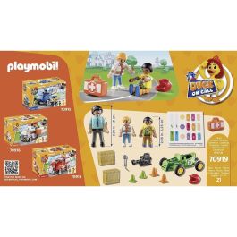 Playmobil Duck On Call Accion Ambulancia Juguete de Médico de Urgencias para Niños a Partir de 3 Años con Figuras y Accesorios