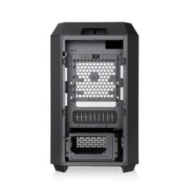 Thermaltake The Tower 250 Mini Tower Negro, Blanco para PC con Pantalla LCD 3.9", Ventiladores 2x120mm, Soporte HDD/SSD 2.5/3.5"