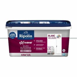 Ripolin PPG397854 Pintura Extrema para Paredes y Techos, Blanco Terciopelo, 2,5 L