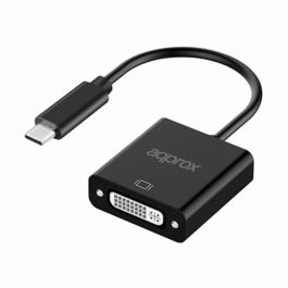Adaptador USB-C a DVI approx! APPC51 Negro Precio: 14.49999991. SKU: S0235362