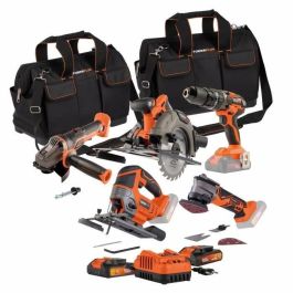 Dual Power DUA5400338128646 - Pack 5 Herramientas 20V: Taladro/Destornillador, Amoladora, Multiherramienta, Sierra Circular y Caladora Precio: 392.49999965. SKU: B18WJJFYHX