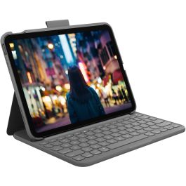 Logitech Slim Folio Funda con Teclado Bluetooth para iPad 10.ª Generación Gris QWERTZ DE Precio: 106.99000048. SKU: B1GA4XQB75