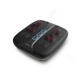 MEDISANA LM 100 - Masajeador Energizante de Pies y Piernas 2 en 1 Shiatsu + Vibración Estimulante, 2 Intensidades + Calor, Negro