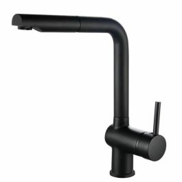 Grifo de cocina mezclador ROUSSEAU Matsouko - Con ducha de mano - Negro Precio: 79.49999959. SKU: B1ACSA56RG