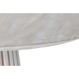 Mesa de Comedor Home ESPRIT Blanco madera de mindi 120 x 120 x 75 cm Mesa de Comedor Home ESPRIT Blanco madera de mindi 120 x 120 x 75 cm