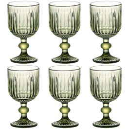 Copa Basicos DKD Home Decor Verde 8 x 14.5 x 8 cm Set de 6 Copa Basicos DKD Home Decor Verde 8 x 14.5 x 8 cm Set de 6