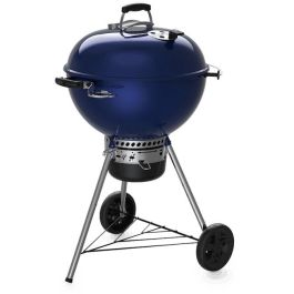 Weber GBS C-5750 Barbacoa de Carbón Master-Touch, 57 cm, Termómetro, Tapa con Bisagra, Azul