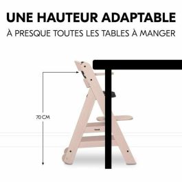 Hauck Trona Evolutiva Beta+ Madera FSC Arnés 5 Puntos Ruedas De 6 Meses a 90 kg HAU1715730458756 Blanca